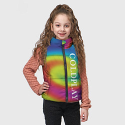 Детский жилет Coldplay moon music album, цвет: 3D-красный — фото 2