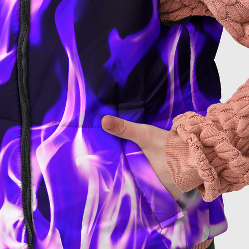 Детский жилет Неоновый огненный стиль / 3D-Красный – фото 5