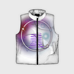 Детский жилет Абстракция - круг, цвет: 3D-светло-серый
