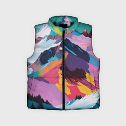 Детский жилет Горы краски