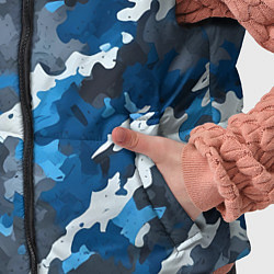 Детский жилет Синий армейский камуфляж, цвет: 3D-черный — фото 2
