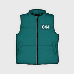 Детский жилет Игрок 044 - Игра в кальмара, цвет: 3D-черный