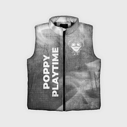 Детский жилет Poppy Playtime - grey gradient вертикально