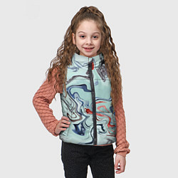 Детский жилет Crazy waves, цвет: 3D-светло-серый — фото 2
