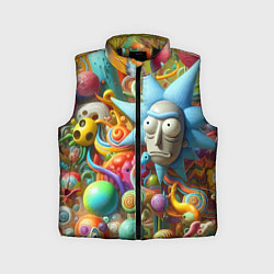 Детский жилет Рик Санчес - абстракция