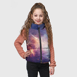 Детский жилет Туманности космоса, цвет: 3D-черный — фото 2