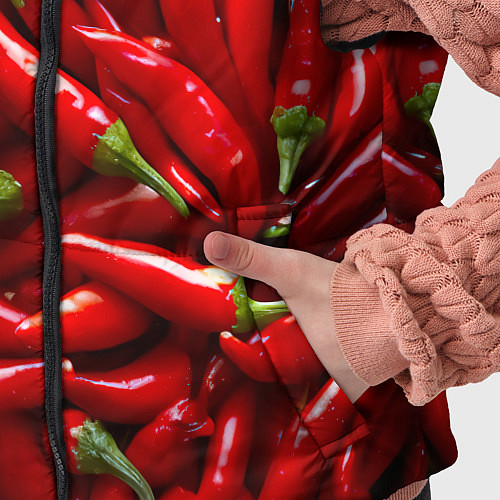 Детский жилет Красный перец / 3D-Красный – фото 5