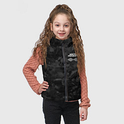 Детский жилет Arctic Monkeys - серый тайдай, цвет: 3D-красный — фото 2