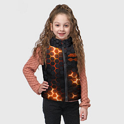 Детский жилет Arctic Monkeys - плиты с подсветкой, цвет: 3D-черный — фото 2