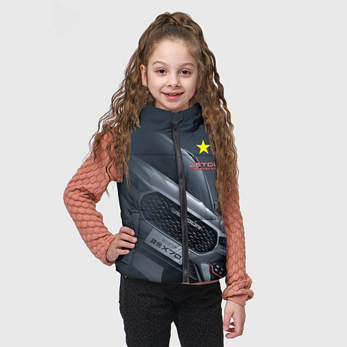 Детский жилет Jetour / 3D-Светло-серый – фото 3