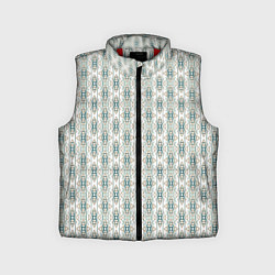 Детский жилет Вертикальный узор с геометрическим рисунком