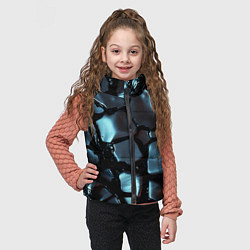 Детский жилет The liquid substance is grey, цвет: 3D-черный — фото 2