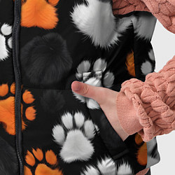 Детский жилет Мохнатые лапки, цвет: 3D-светло-серый — фото 2