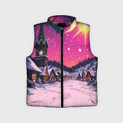 Детский жилет Закат рождества