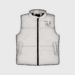 Детский жилет Вязью Таня - чёрная надпись