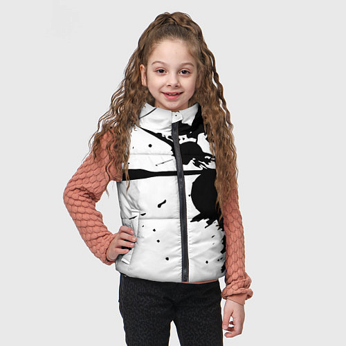 Детский жилет Art blots - vanguard / 3D-Светло-серый – фото 3