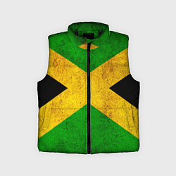 Детский жилет Jamaica flag, цвет: 3D-черный
