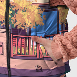 Детский жилет Lo-fi японский стиль улица, цвет: 3D-красный — фото 2