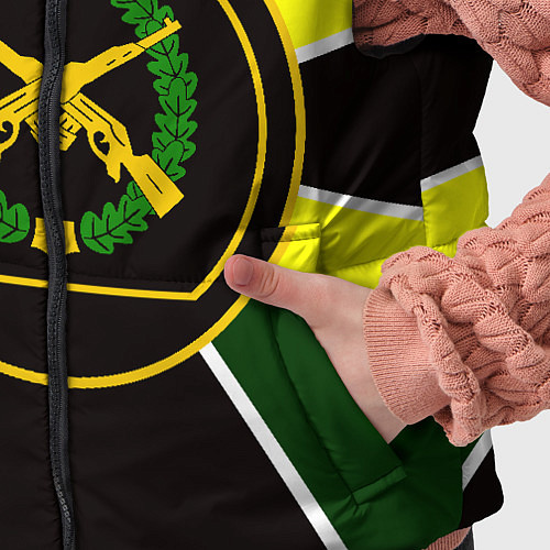 Детский жилет Мотострелковые войска: шеврон без текста / 3D-Светло-серый – фото 5