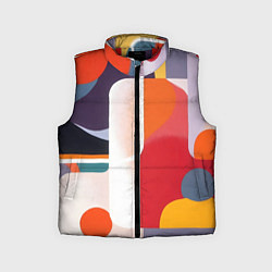 Детский жилет Абстракция из фигур и линий