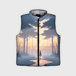 Детский жилет В лесу на закате