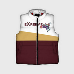 Детский жилет Экстрим сноуборд, цвет: 3D-красный