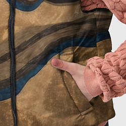 Детский жилет Песочная абстракция, цвет: 3D-черный — фото 2