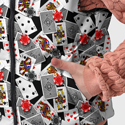 Детский жилет Карты и фишки, цвет: 3D-черный — фото 2