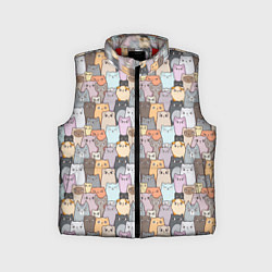 Детский жилет Котики