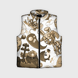 Детский жилет Растения против зомби в бежевых тонах
