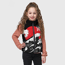 Детский жилет Корпус бойни демонов - Kisatsutai, цвет: 3D-черный — фото 2