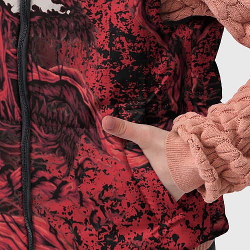 Детский жилет Красный веном текстура Карнажа / 3D-Красный – фото 5