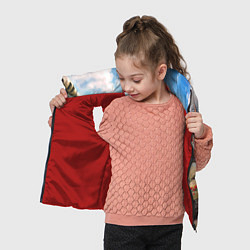 Детский жилет Русский танк, цвет: 3D-красный — фото 2