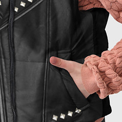 Детский жилет Косуха с черепом, цвет: 3D-черный — фото 2