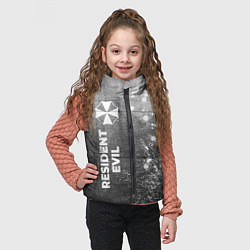 Детский жилет Resident Evil - grey gradient по-вертикали, цвет: 3D-черный — фото 2