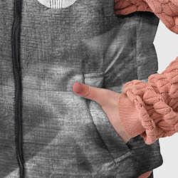 Детский жилет Daewoo - grey gradient вертикально, цвет: 3D-черный — фото 2