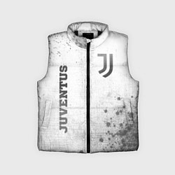 Детский жилет Juventus - white gradient вертикально, цвет: 3D-черный