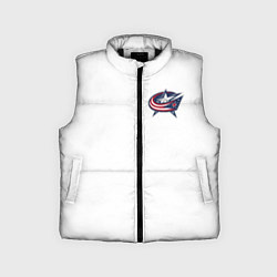 Детский жилет Columbus blue jackets - Sergey Bobrovsky, цвет: 3D-черный