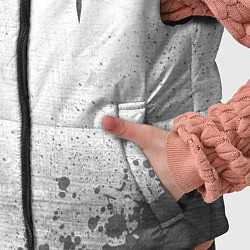 Детский жилет Quake - white gradient вертикально, цвет: 3D-черный — фото 2