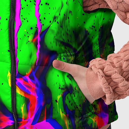 Детский жилет Monster Energy flame / 3D-Красный – фото 5