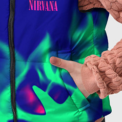 Детский жилет Nirvana fire neon, цвет: 3D-черный — фото 2