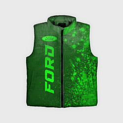 Детский жилет Ford - green gradient по-вертикали