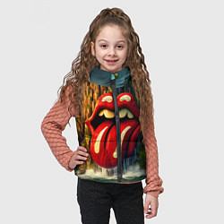 Детский жилет Rolling Stones - sea rocks, цвет: 3D-черный — фото 2