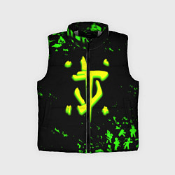 Детский жилет Doom x fallout кислотное лого