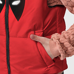 Детский жилет Дэдпул глаза, цвет: 3D-красный — фото 2