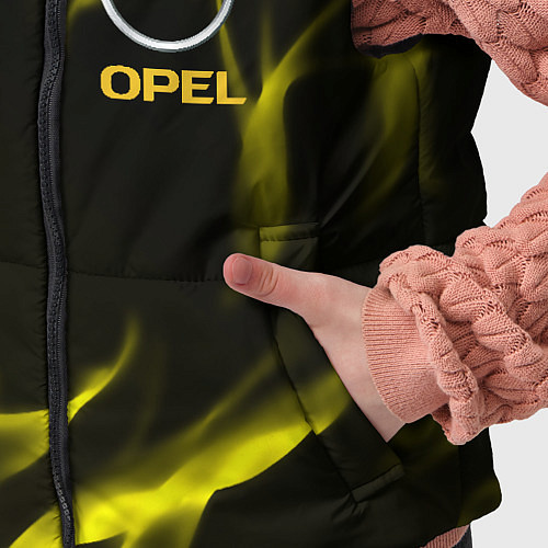Детский жилет Opel огненный стиль / 3D-Красный – фото 5