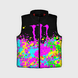 Детский жилет Monster energy краски неоновые