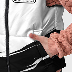 Детский жилет PUBG черно белые краски, цвет: 3D-черный — фото 2