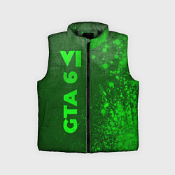 Детский жилет GTA 6 - green gradient по-вертикали