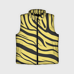 Детский жилет Светлый тигровый паттерн